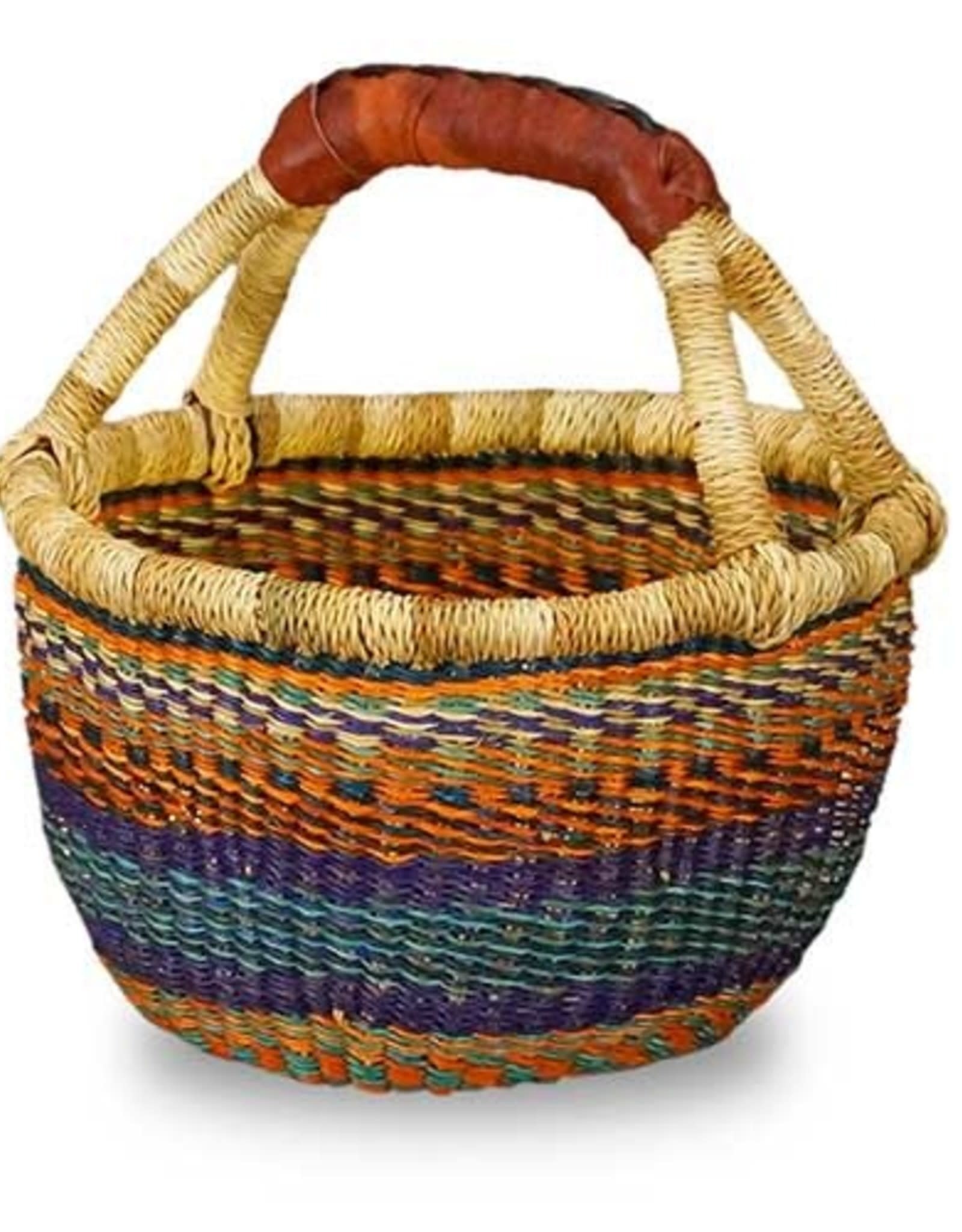 African Market Baskets Small Bolga Basket