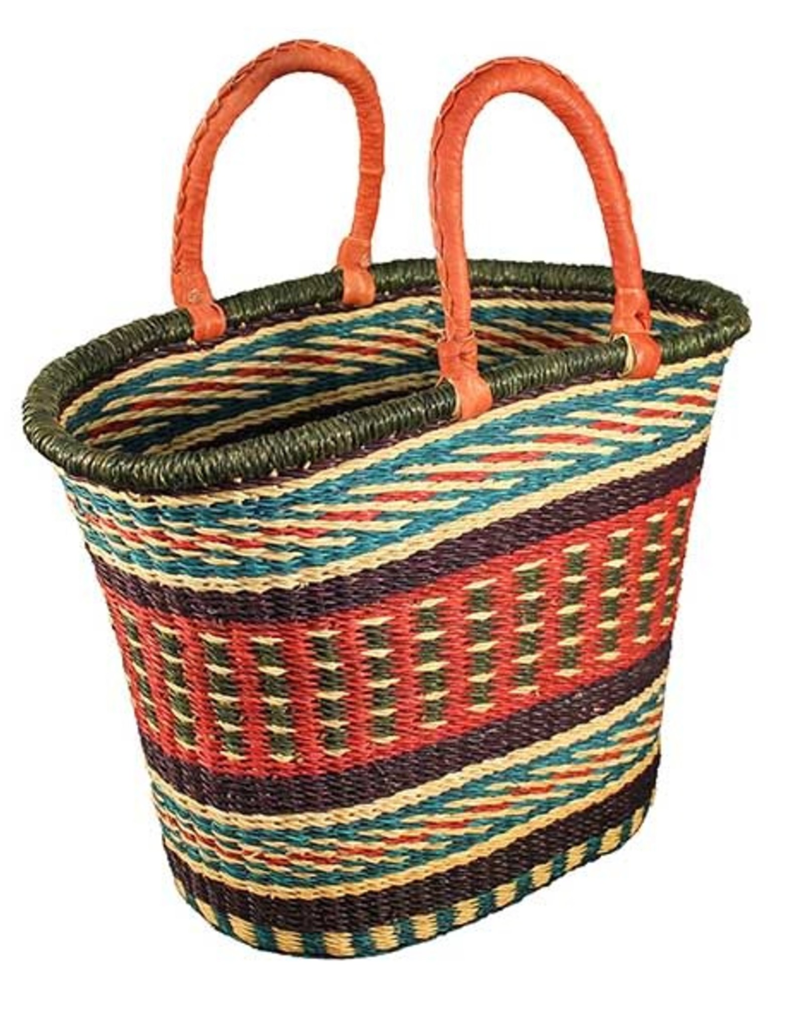 African Market Baskets Woven Market Basket