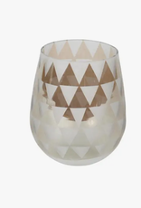Ten Thousand Villages Triangles Candleholder (Small)