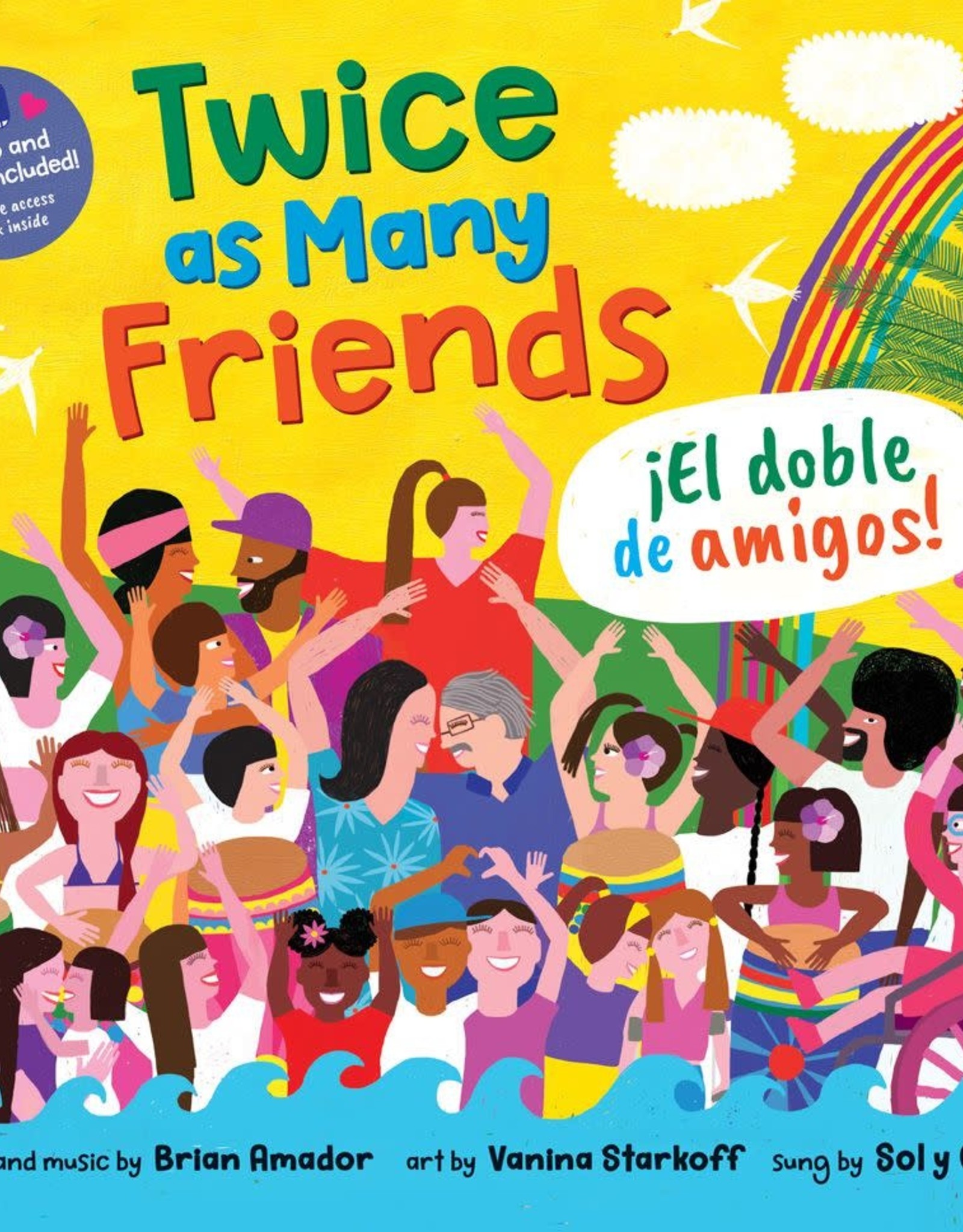 Barefoot Books Twice as Many Friends / El doble de amigos (Paperback with Audio and Video)