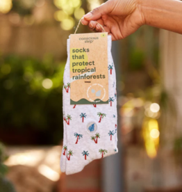 Conscious Step Socks that Protect Tropical Rainforests (Palm Trees)