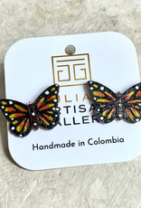 Tulia Artisans Monarch Butterfly Earrings (Small)