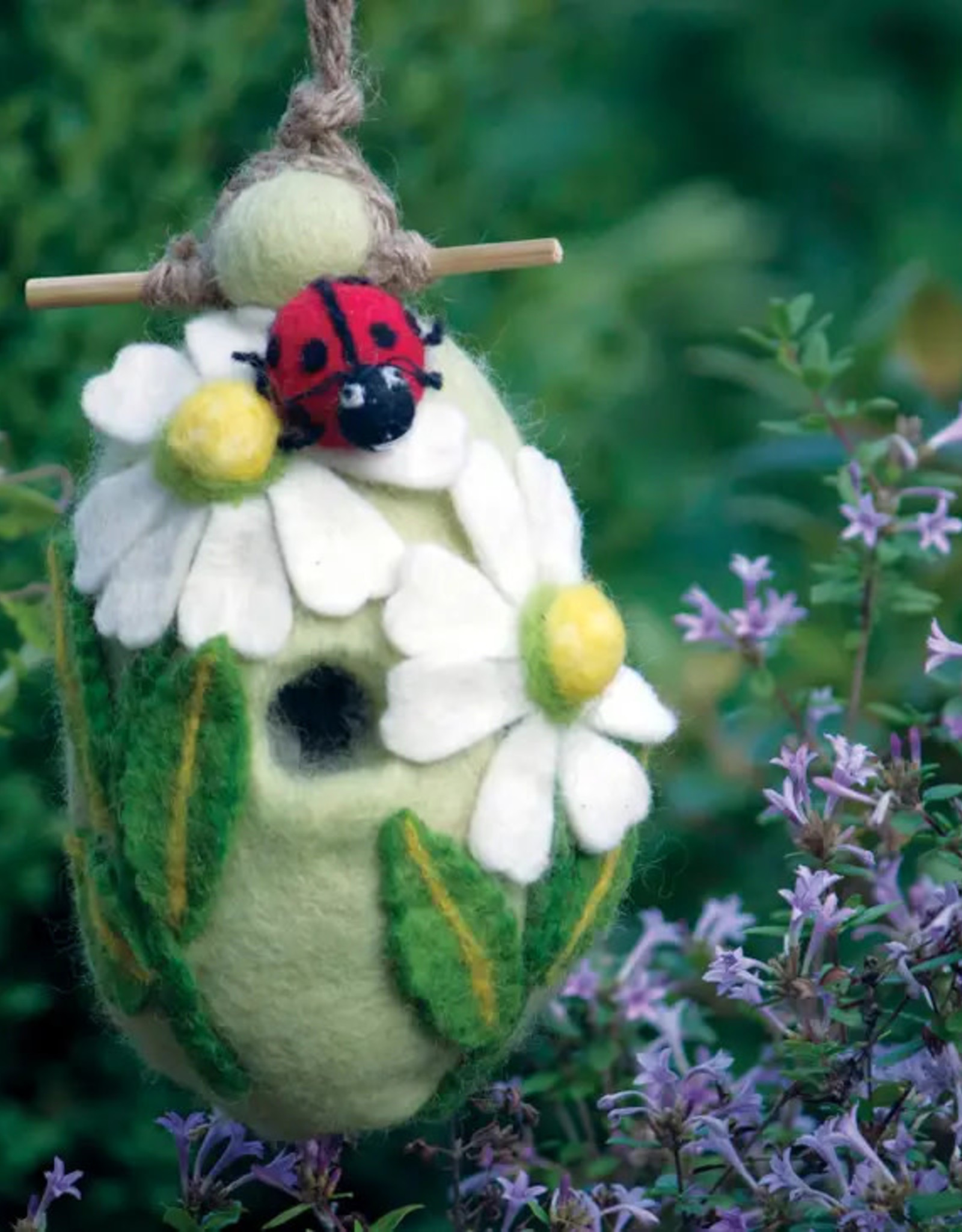 dZi Handmade Ladybug Birdhouse