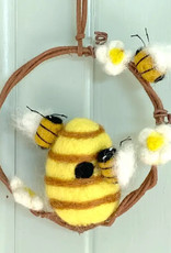 dZi Handmade Busy Bees Mini Wreath