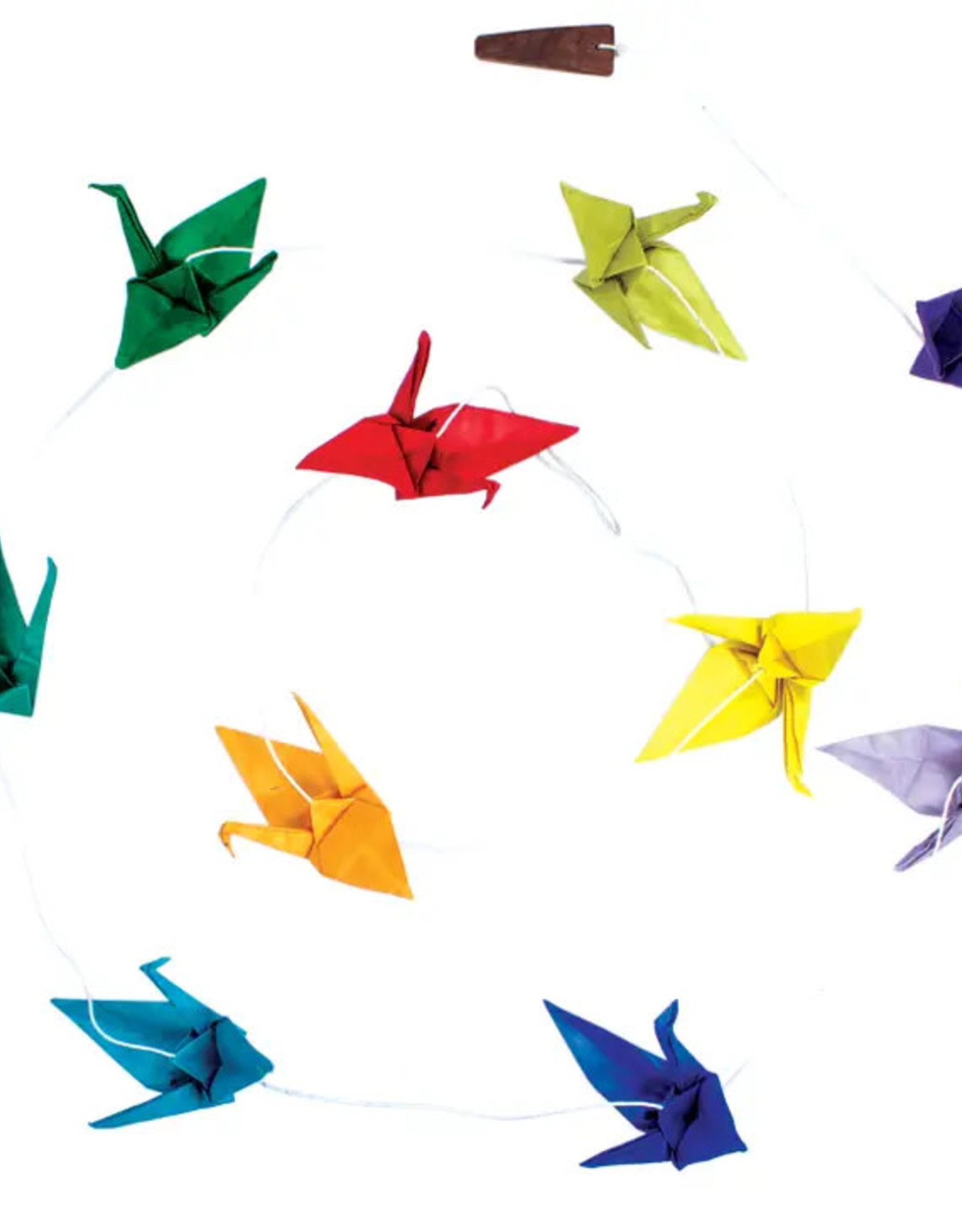 dZi Handmade Origami Cranes Garland Bunyaad
