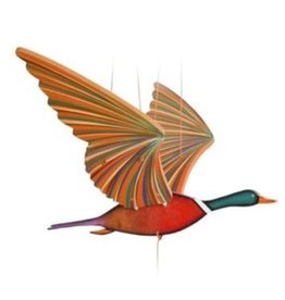 Tulia Artisans Duck Mallard Bird Flying Mobile