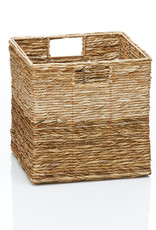 Serrv Badam Cube Basket -- 11" Square