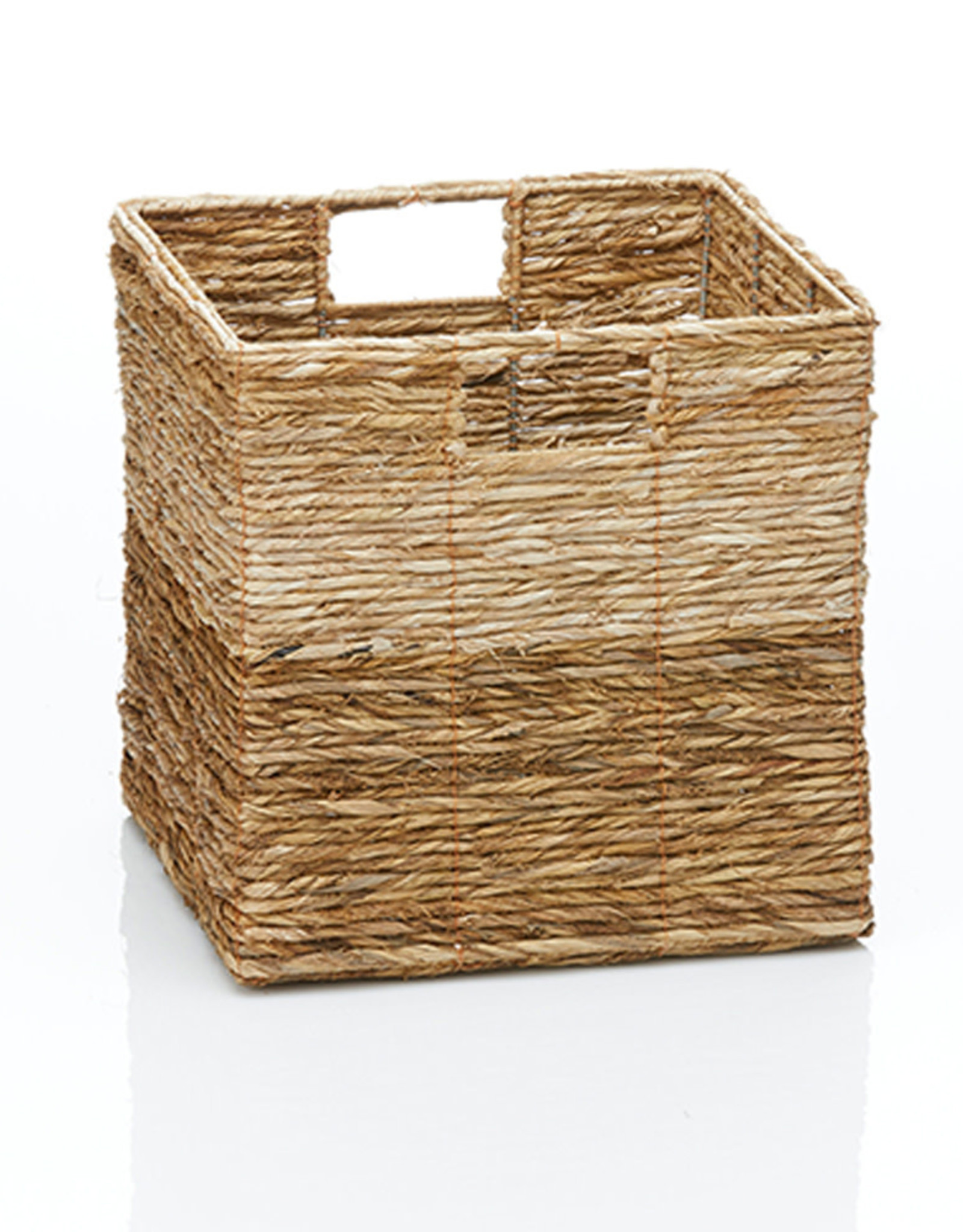 Serrv Badam Cube Basket -- 11" Square