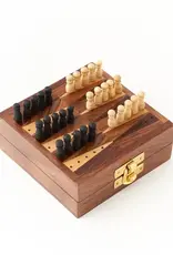 Matr Boomie Mini Travel Backgammon Game