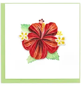 Quilling Card Quilled Hibiscus Greeting Card