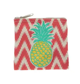 Ten Thousand Villages Pineapple Lightning Coin Purse