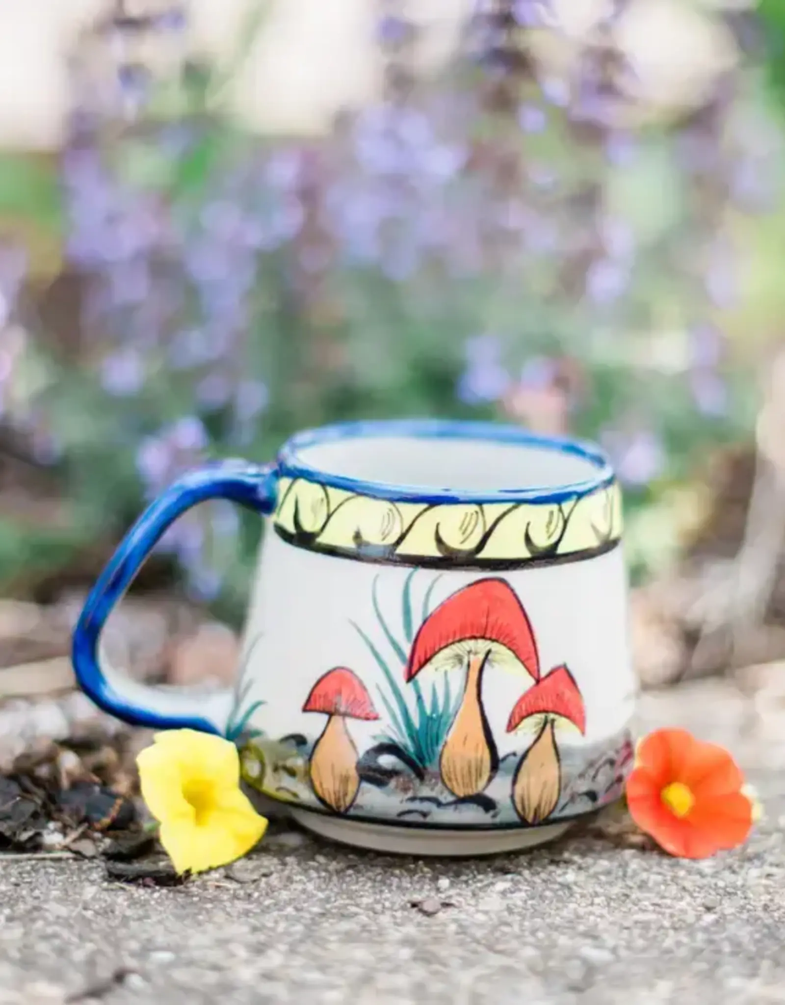 Lucia's Imports Mushroom Mug