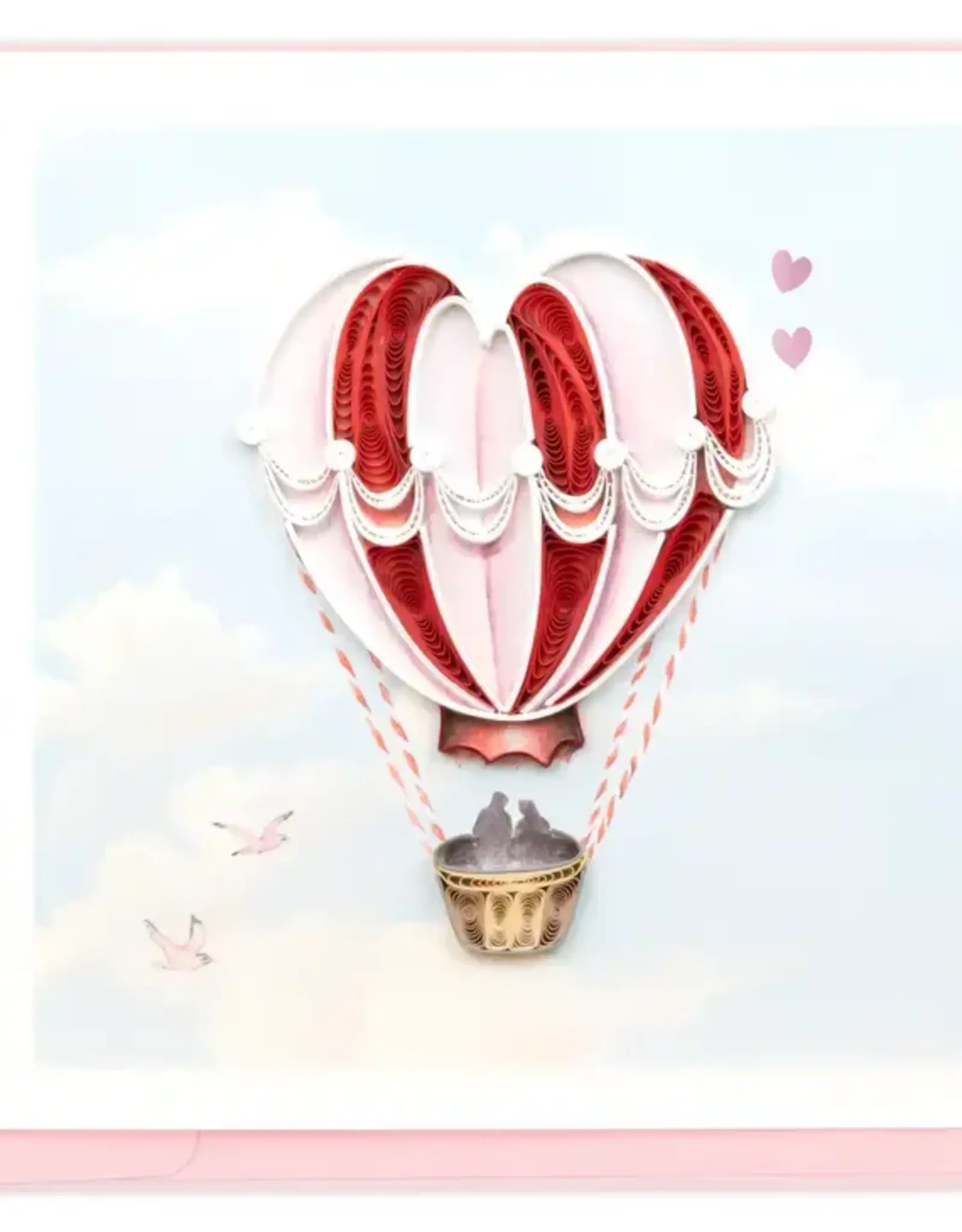 Quilling Card Quilled Heart Air Balloon Card