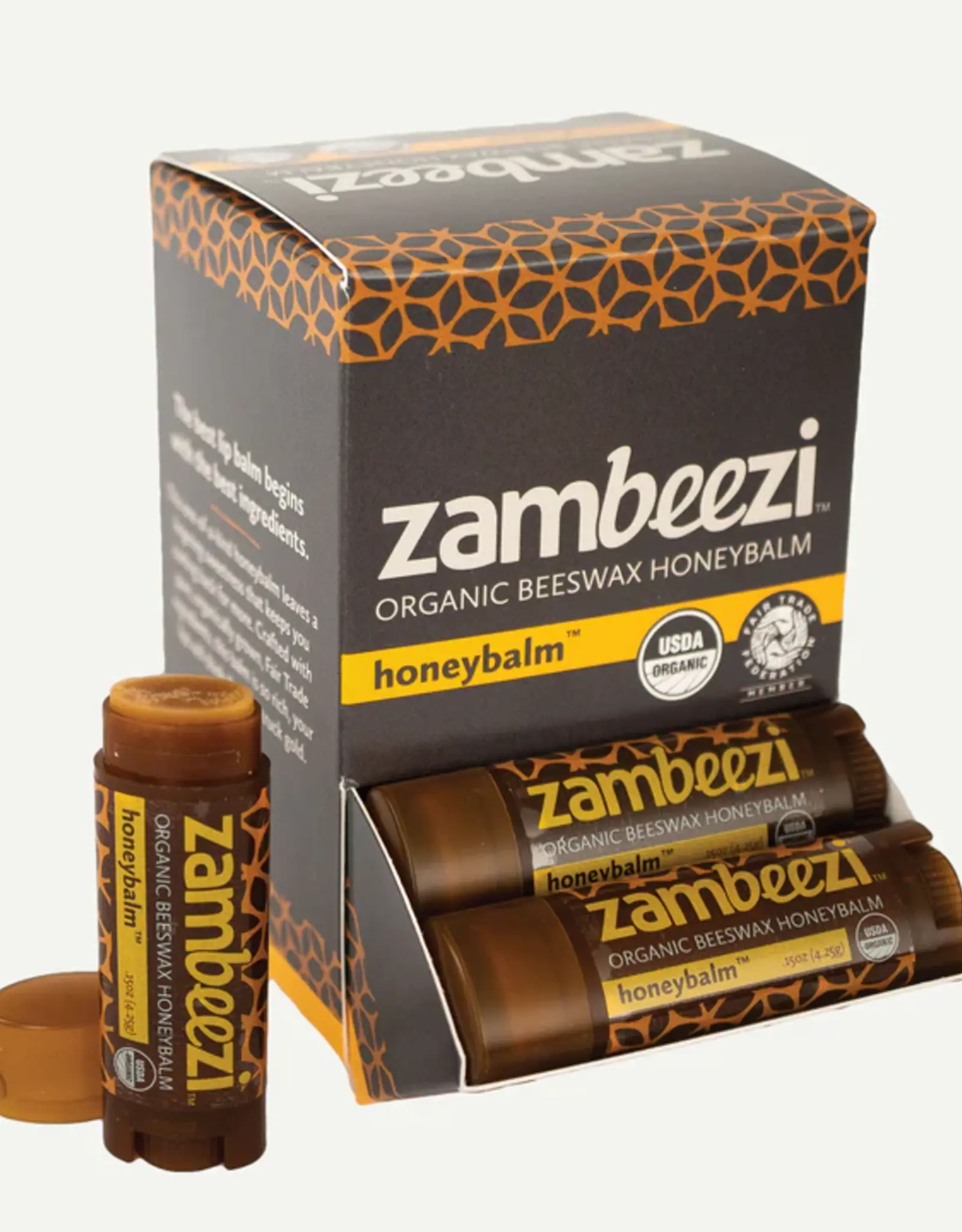 Zambeezi Honeybalm Organic Beeswax Lip Balm