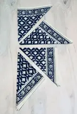 Sevya Handmade Navy Lotus Napkin