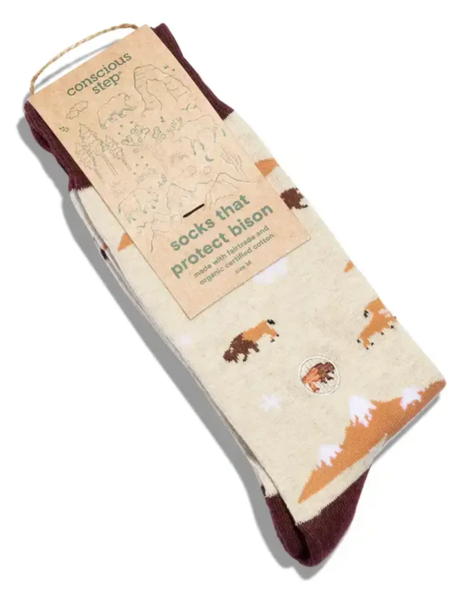 Conscious Step Socks that Protect Bison