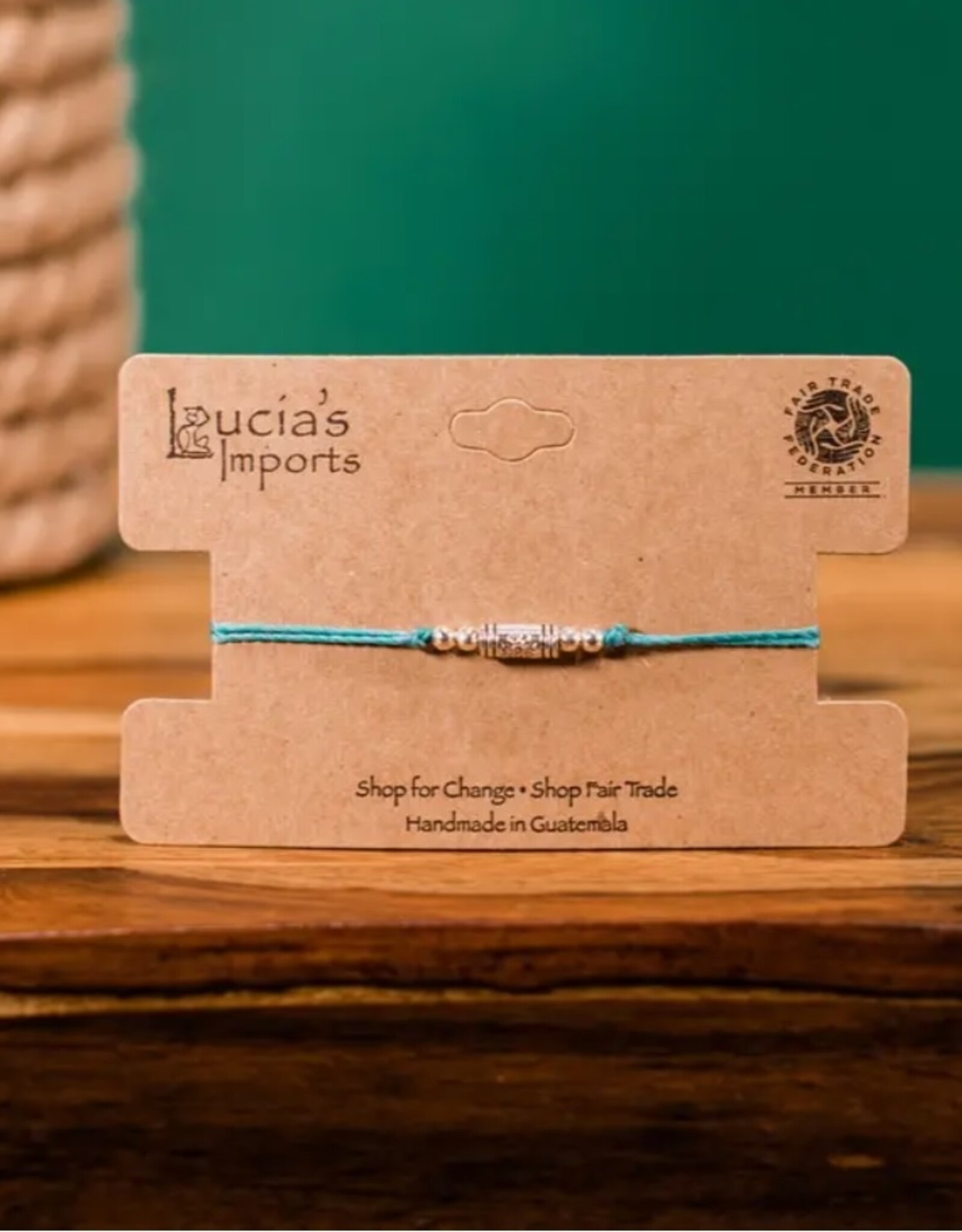 Lucia's Imports Sun Bead String Bracelet