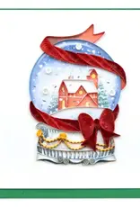 Quilling Card Quilled Snow Globe Christmas Card