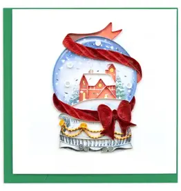 Quilling Card Quilled Snow Globe Christmas Card