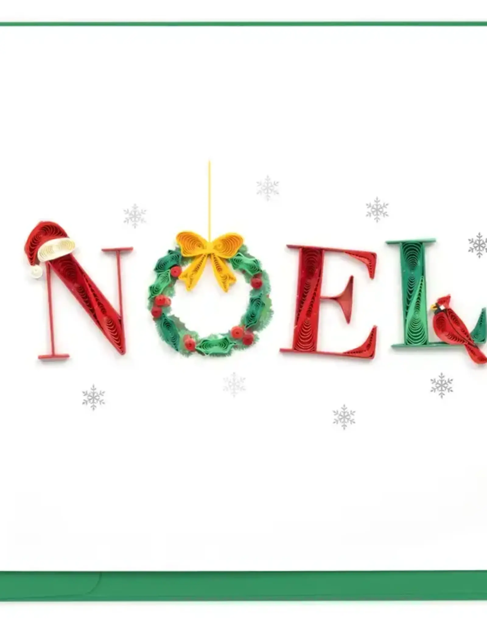 Quilling Card Quilled NOEL Christmas Card