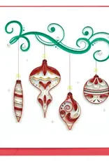 Quilling Card Quilled New Red Ornaments Christmas Card