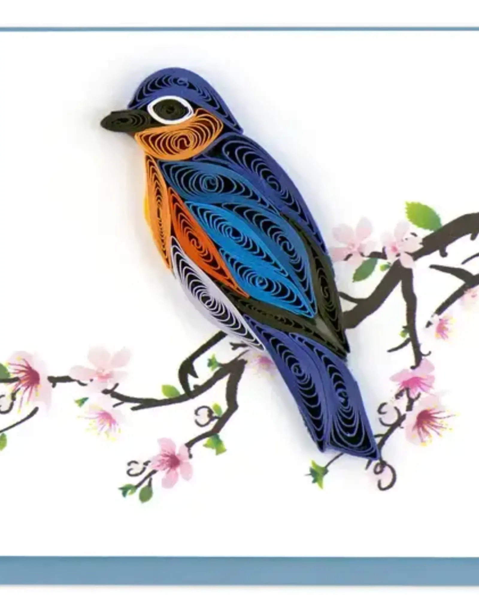 Quilling Card Quilled Bluebird Gift Enclosure Mini Card