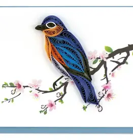 Quilling Card Quilled Bluebird Gift Enclosure Mini Card