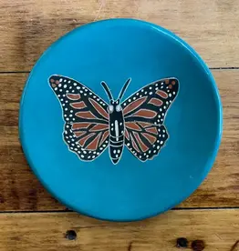 Women of the Cloud Forest Monarch Butterfly Ceramic Ring Dish