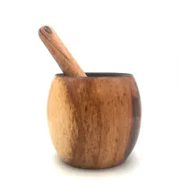 Women of the Cloud Forest Tropical Hardwood Mortar & Pestle - Large