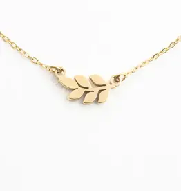 Starfish Project Rowen Leaf Necklace (Gold)