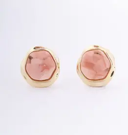 Starfish Project Opulence Pink Opal Stud Earrings
