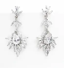 Starfish Project Platinum Chandelier Zircon Earrings