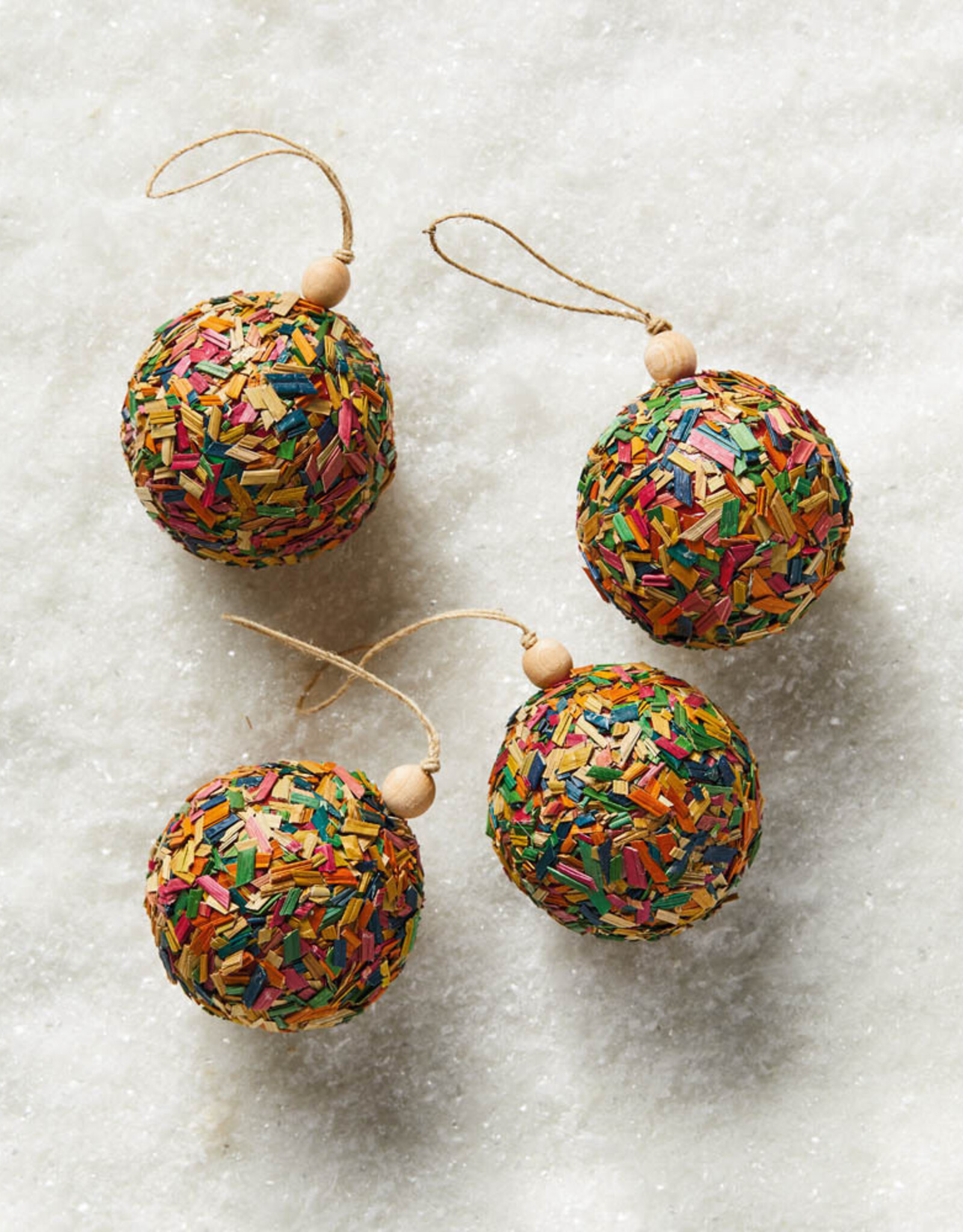Serrv Confetti Ball Ornaments