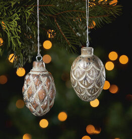Serrv Glimmering Pinecone Ornament