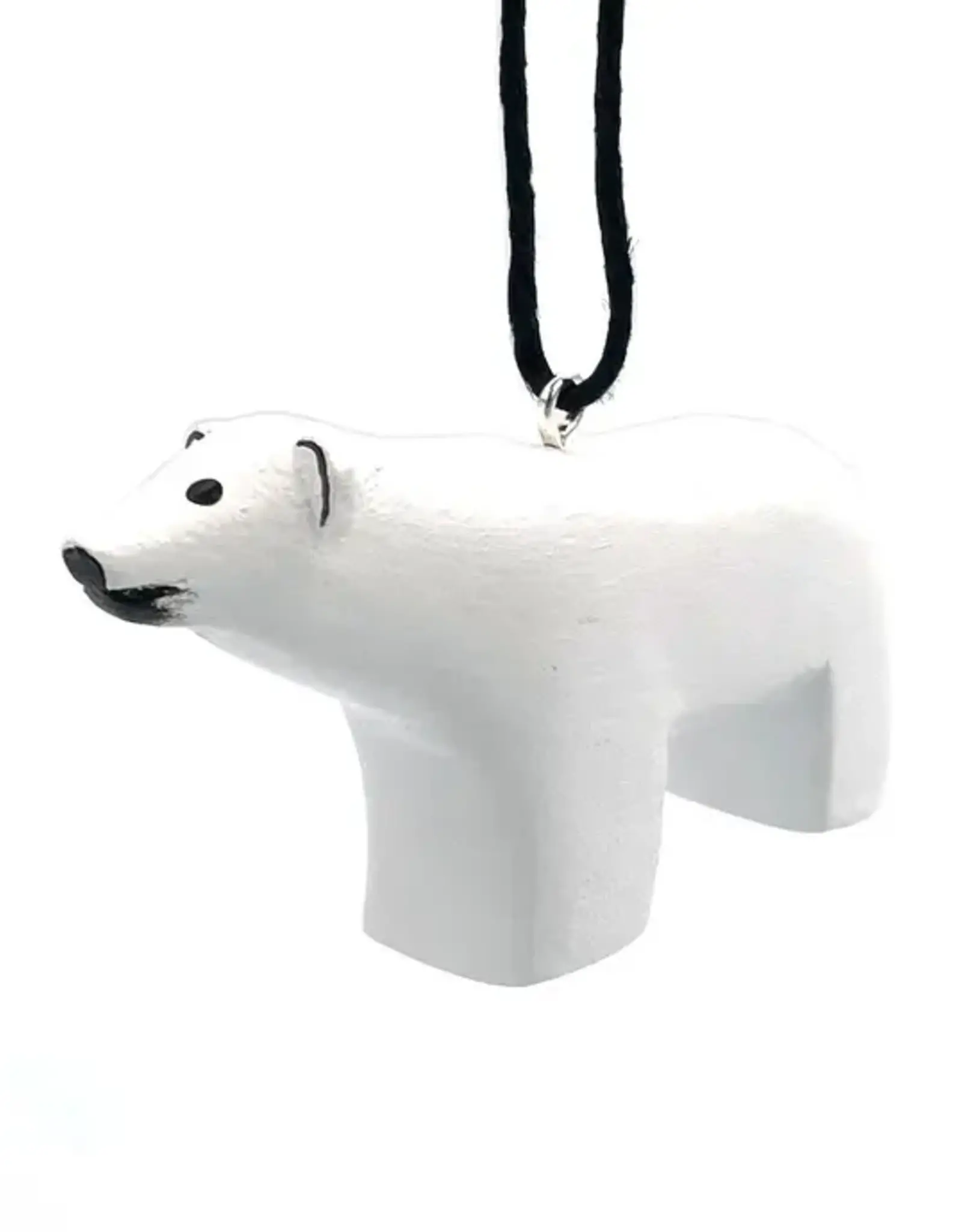 Women of the Cloud Forest Mini Polar Bear Balsa Ornament