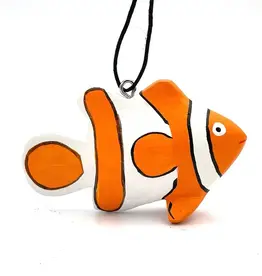 Women of the Cloud Forest Mini Clownfish Balsa Ornament