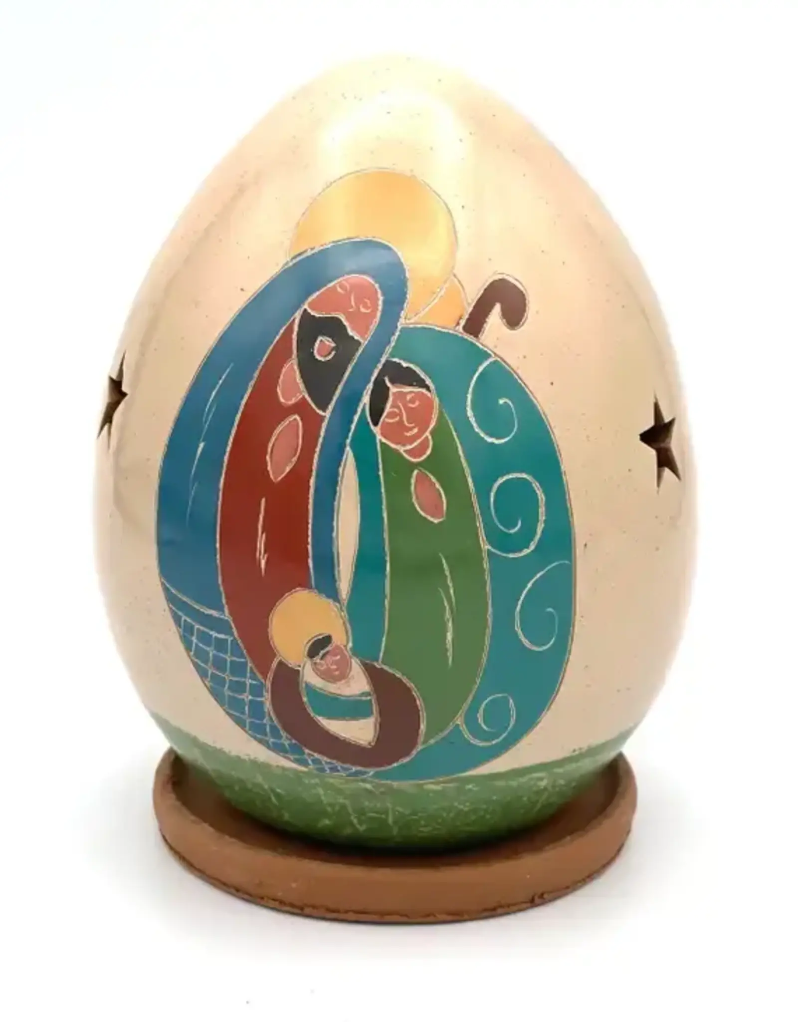 Women of the Cloud Forest Simple Holy Family Luminary