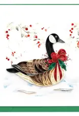 Quilling Card Quilled Christmas Goose Holiday Card