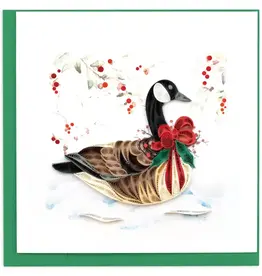 Quilling Card Quilled Christmas Goose Holiday Card