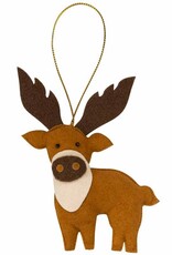 Marquet Traditional Felt Reindeer Ornament