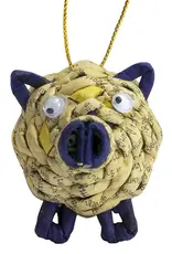 Marquet Upcycled Pig Ornament