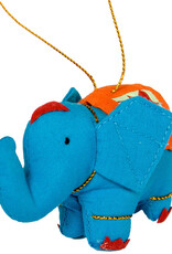 Marquet Ellie the Elephant Ornament Blue