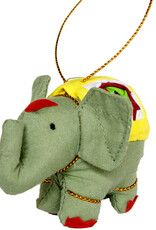Marquet Ellie the Elephant Ornament Green