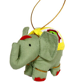 Marquet Ellie the Elephant Ornament Green