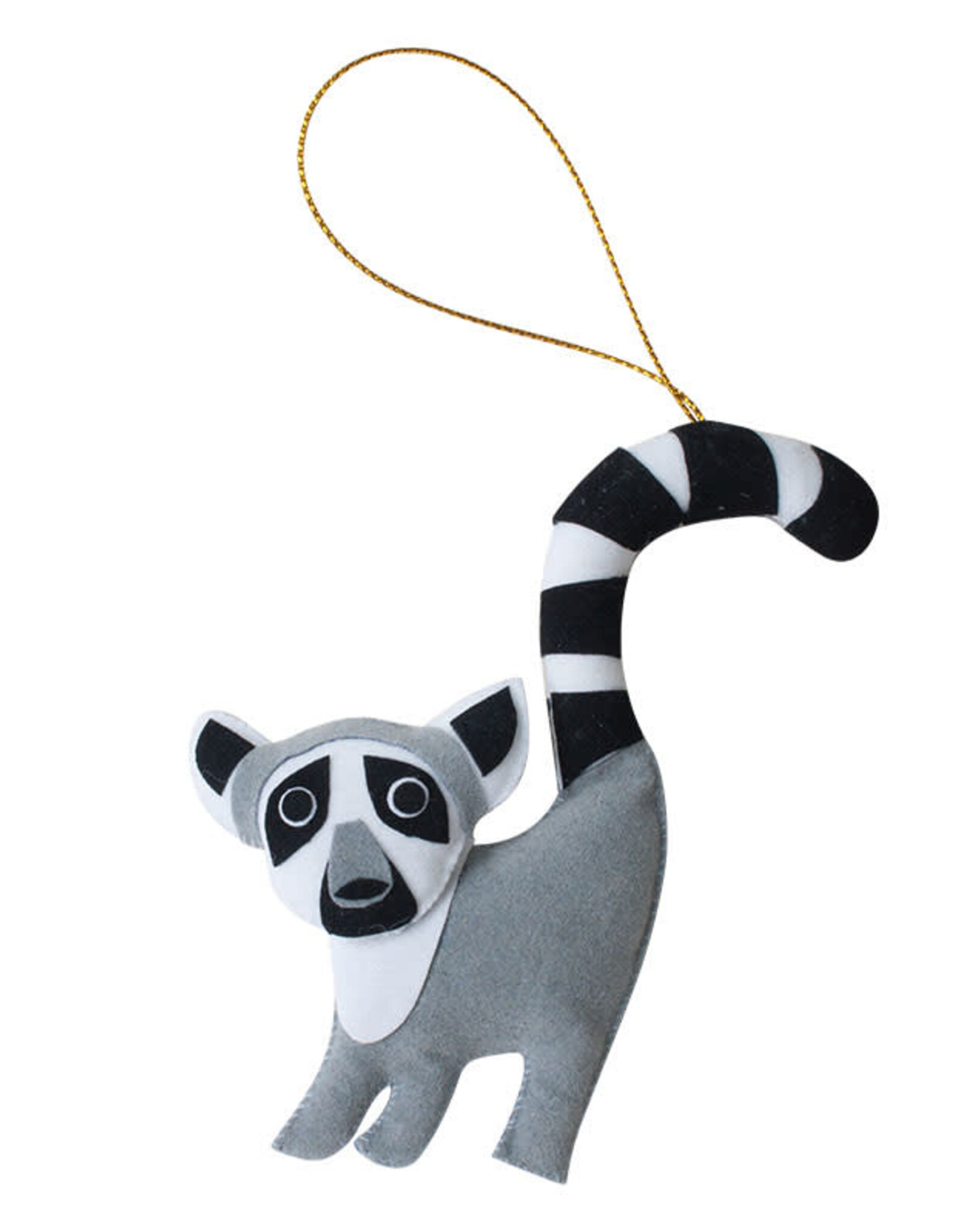 Marquet Felt Lemur Ornament