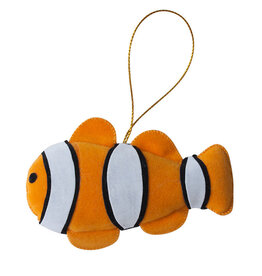 Marquet Felt Clownfish Ornament