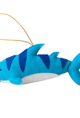 Marquet Felt Shark Ornament