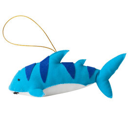 Marquet Felt Shark Ornament