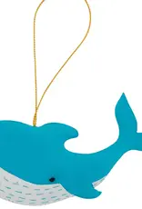 Marquet Felt Whale Ornament