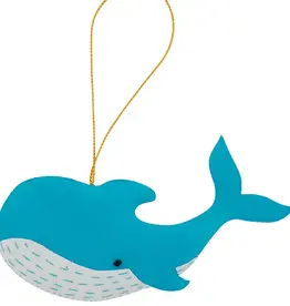 Marquet Felt Whale Ornament